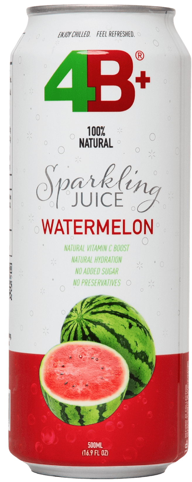 4B Plus sparkling watermelon juice