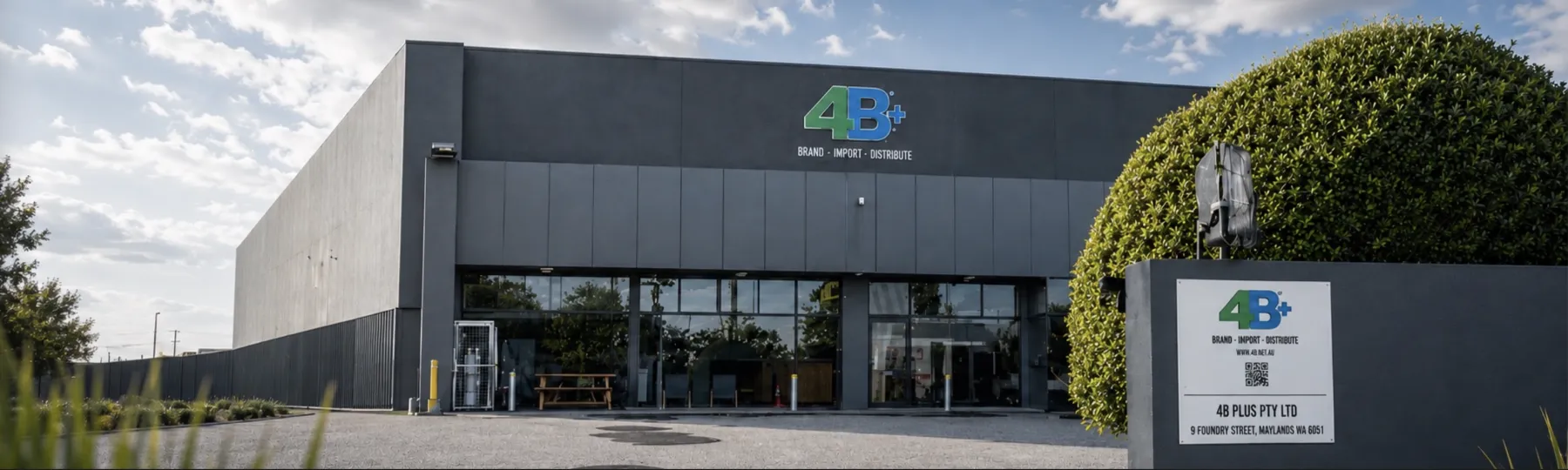 4B Plus building exterior