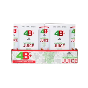 4B+ Watermelon Juice - 500mL, 4-Pack x 4 Carton
